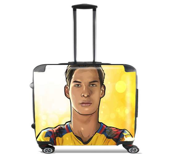  Diego Lainez America for Wheeled bag cabin luggage suitcase trolley 17" laptop
