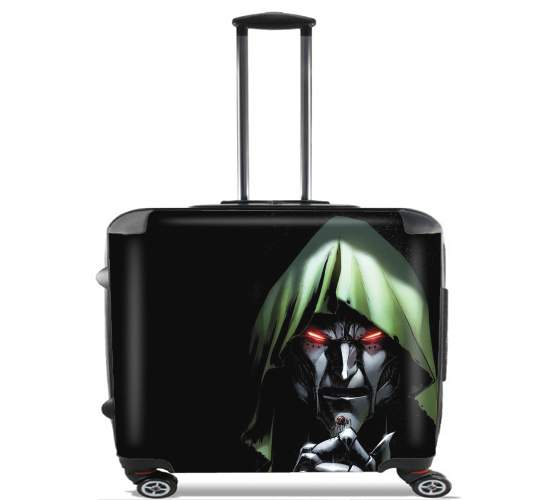  Doctor Doom for Wheeled bag cabin luggage suitcase trolley 17" laptop