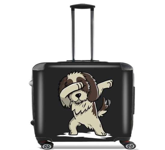  Dog Shih Tzu Dabbing for Wheeled bag cabin luggage suitcase trolley 17" laptop
