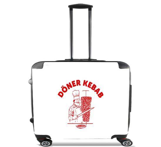  doner kebab for Wheeled bag cabin luggage suitcase trolley 17" laptop
