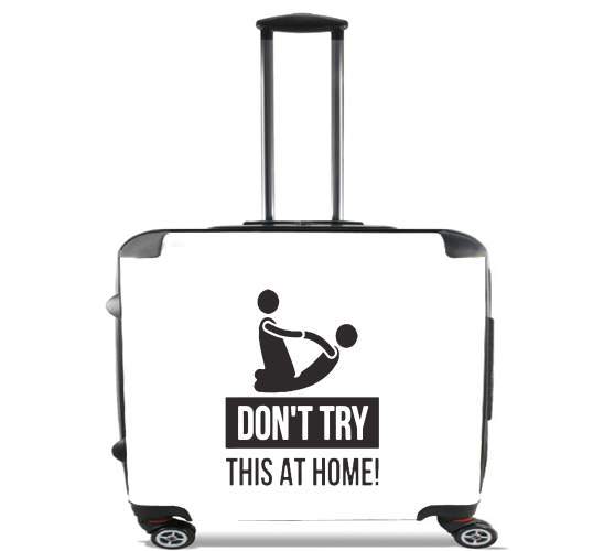  dont try it at home physiotherapist gift massage for Wheeled bag cabin luggage suitcase trolley 17" laptop