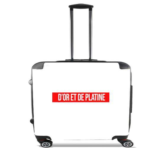  Dor et de platine for Wheeled bag cabin luggage suitcase trolley 17" laptop