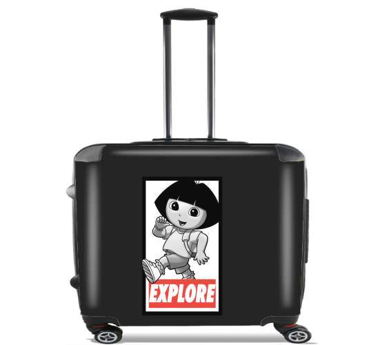  Dora Explore for Wheeled bag cabin luggage suitcase trolley 17" laptop