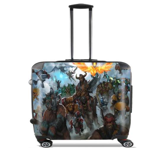  Dota 2 Fanart for Wheeled bag cabin luggage suitcase trolley 17" laptop