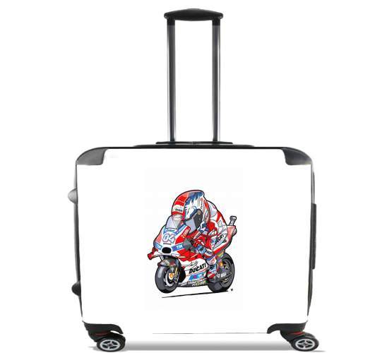  dovizioso moto gp for Wheeled bag cabin luggage suitcase trolley 17" laptop