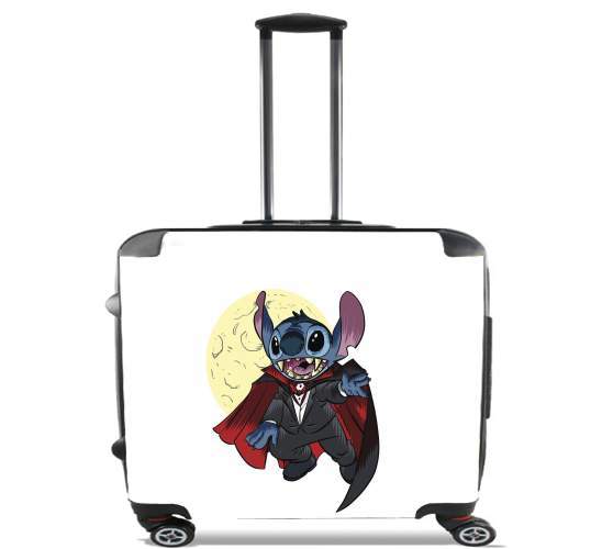  Dracula Stitch Parody Fan Art for Wheeled bag cabin luggage suitcase trolley 17" laptop
