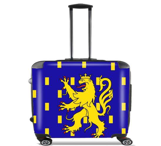  Drapeau de la FrancheComte for Wheeled bag cabin luggage suitcase trolley 17" laptop