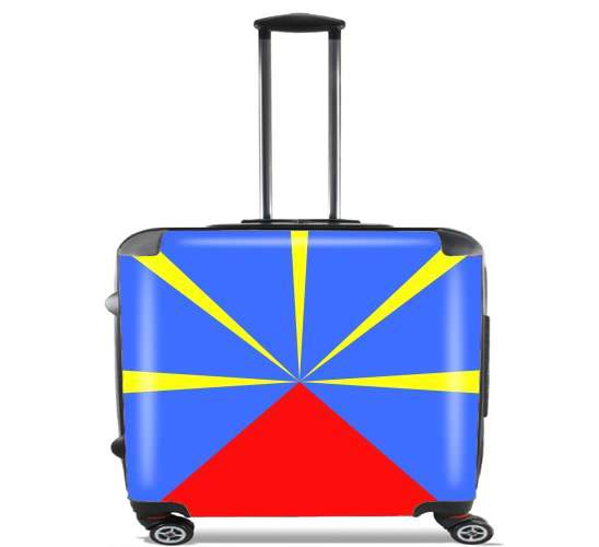  Drapeau de la reunion for Wheeled bag cabin luggage suitcase trolley 17" laptop