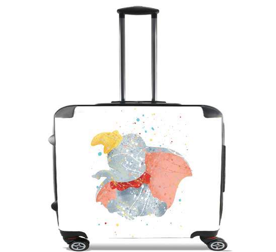 Dumbo Watercolor for Wheeled bag cabin luggage suitcase trolley 17" laptop