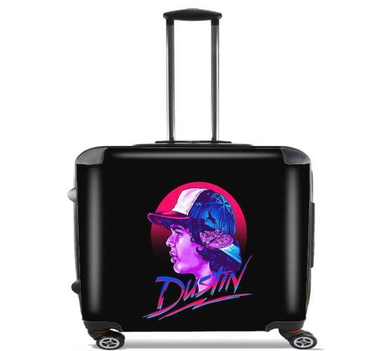  Dustin Stranger Things Pop Art for Wheeled bag cabin luggage suitcase trolley 17" laptop