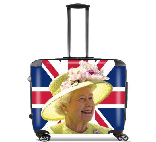 Elizabeth 2 Uk Queen for Wheeled bag cabin luggage suitcase trolley 17" laptop