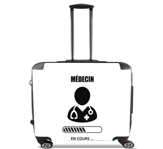  Etudiant medecine en cours Futur medecin docteur for Wheeled bag cabin luggage suitcase trolley 17" laptop