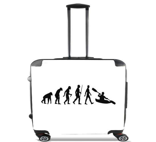  Evolution of Kayak Born to do Kayak for Wheeled bag cabin luggage suitcase trolley 17" laptop