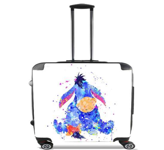  Eyeore Water color style for Wheeled bag cabin luggage suitcase trolley 17" laptop
