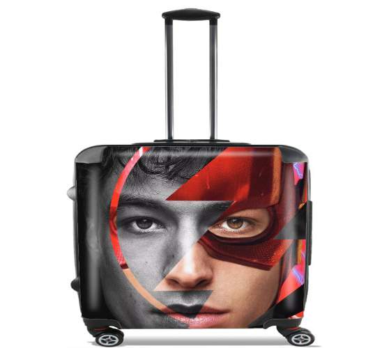  ezra miller aka flash for Wheeled bag cabin luggage suitcase trolley 17" laptop