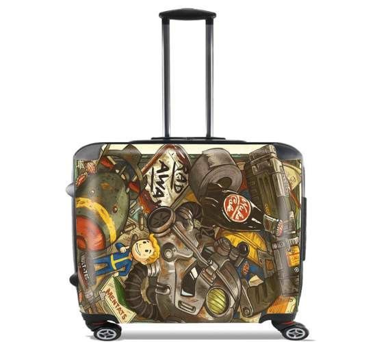  Fallout Painting Nuka Coca for Wheeled bag cabin luggage suitcase trolley 17" laptop