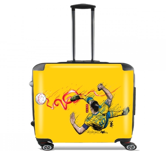  FantaSweden Zlatan Swirl for Wheeled bag cabin luggage suitcase trolley 17" laptop
