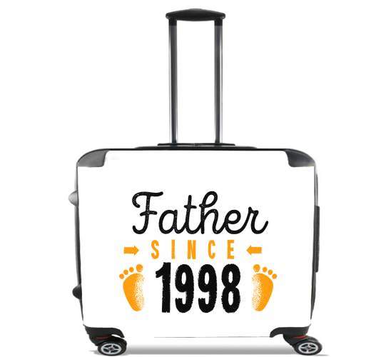  Father Since your YEAR for Wheeled bag cabin luggage suitcase trolley 17" laptop