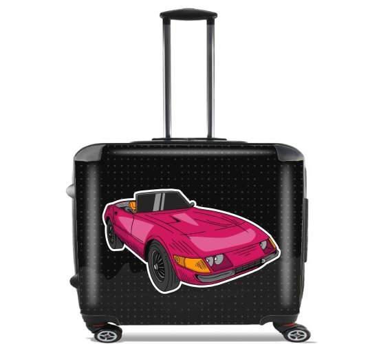  Ferrari Daytona 1975 for Wheeled bag cabin luggage suitcase trolley 17" laptop