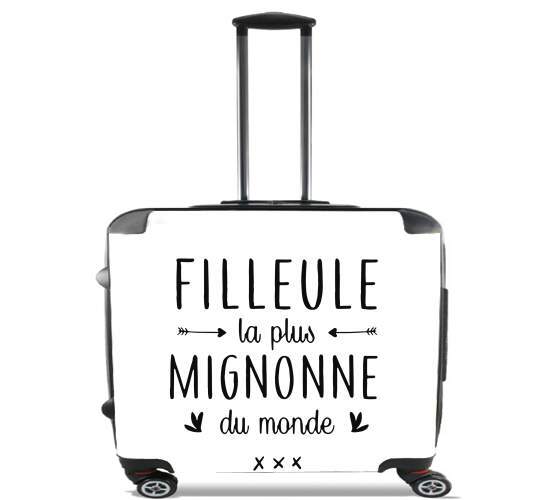  Filleule la plus mignonne du monde for Wheeled bag cabin luggage suitcase trolley 17" laptop