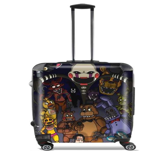  Five nights at freddys for Wheeled bag cabin luggage suitcase trolley 17" laptop