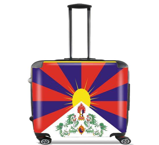  Flag Of Tibet for Wheeled bag cabin luggage suitcase trolley 17" laptop