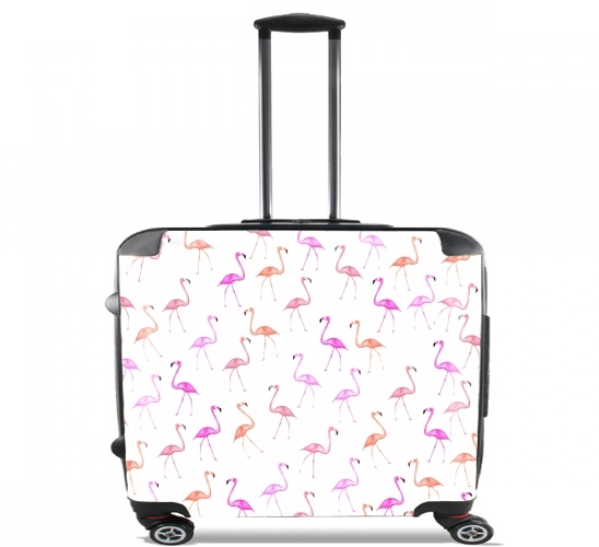 Wheeled bag cabin luggage suitcase trolley 17" laptop for FLAMINGO BINGO