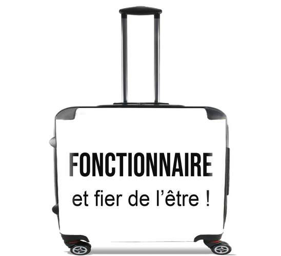  Fonctionnaire et fier de letre for Wheeled bag cabin luggage suitcase trolley 17" laptop