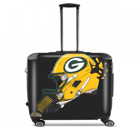  Football Helmets Green Bay for Wheeled bag cabin luggage suitcase trolley 17" laptop