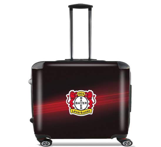  football shirt leverkusen for Wheeled bag cabin luggage suitcase trolley 17" laptop