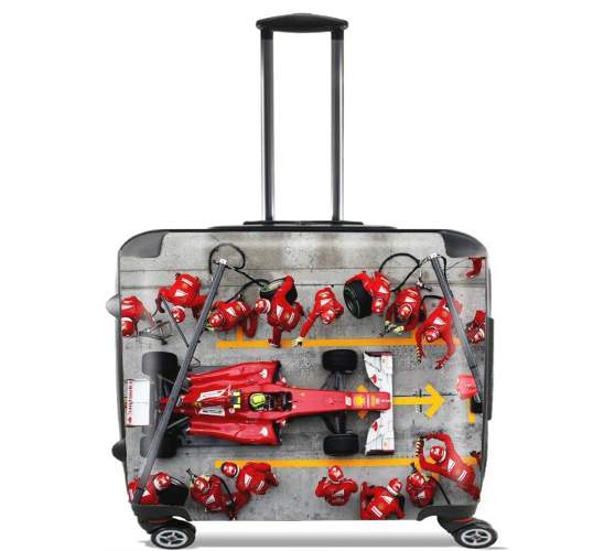  Formule 1 Pits Stand for Wheeled bag cabin luggage suitcase trolley 17" laptop