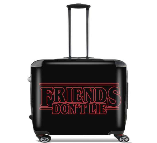  Friends dont lie for Wheeled bag cabin luggage suitcase trolley 17" laptop
