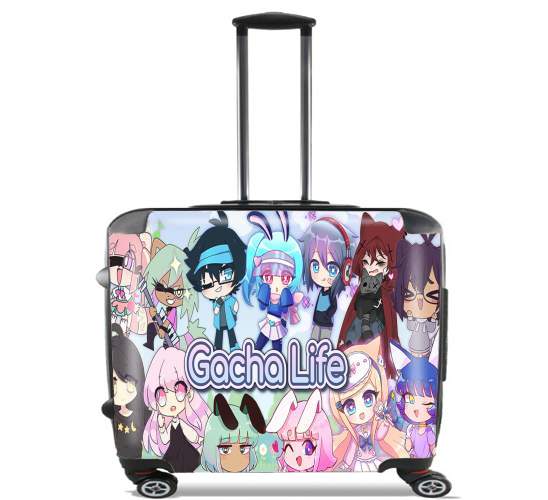  Gacha Life for Wheeled bag cabin luggage suitcase trolley 17" laptop