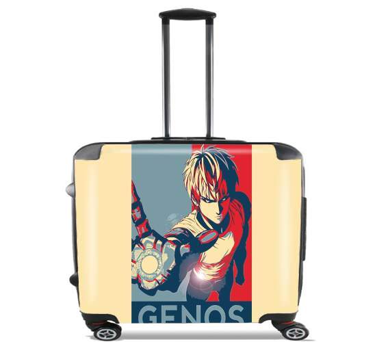  Genos propaganda for Wheeled bag cabin luggage suitcase trolley 17" laptop