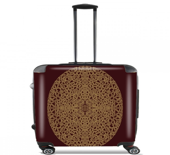  Mandala (Boho Moroccan) for Wheeled bag cabin luggage suitcase trolley 17" laptop