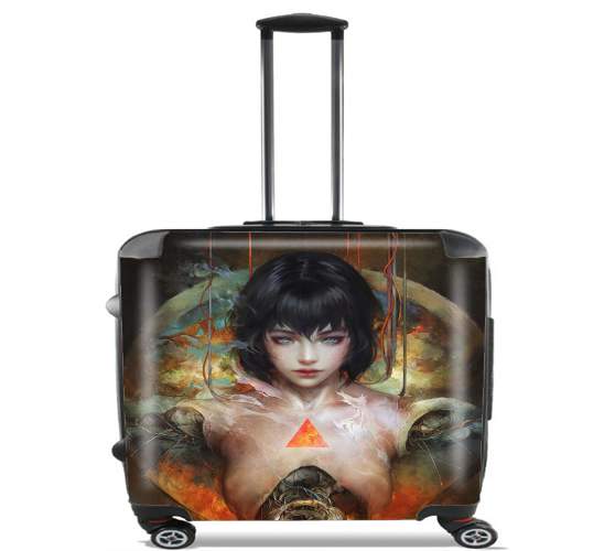  Ghost in the shell Fan Art for Wheeled bag cabin luggage suitcase trolley 17" laptop