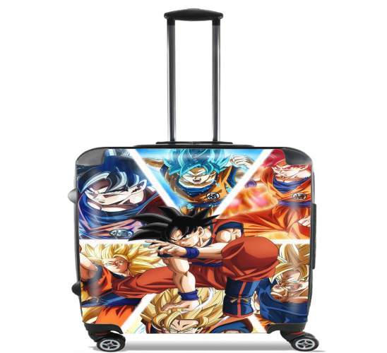  Goku Ultra Instinct for Wheeled bag cabin luggage suitcase trolley 17" laptop
