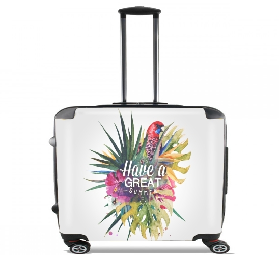  Great Summer (Watercolor) for Wheeled bag cabin luggage suitcase trolley 17" laptop