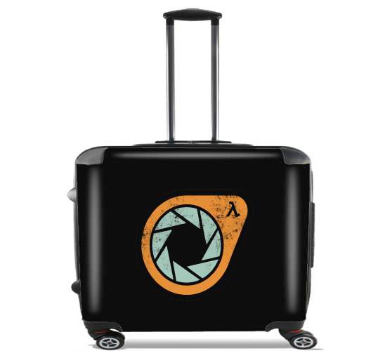  Half Life Symbol for Wheeled bag cabin luggage suitcase trolley 17" laptop