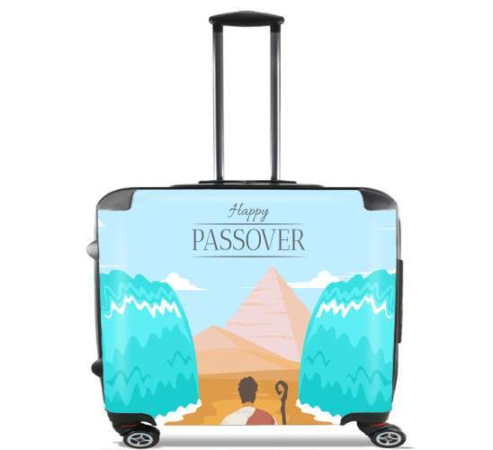  Happy passover for Wheeled bag cabin luggage suitcase trolley 17" laptop