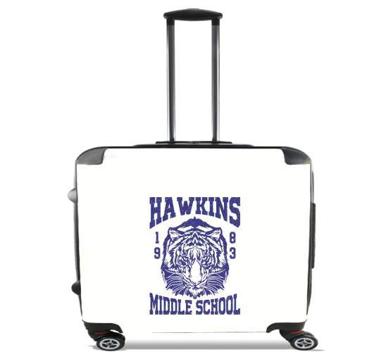  Hawkins Middle School University for Wheeled bag cabin luggage suitcase trolley 17" laptop