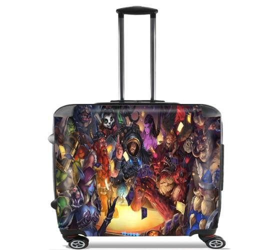  Hearthstone fan art for Wheeled bag cabin luggage suitcase trolley 17" laptop
