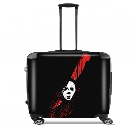  Hell-O-Ween Myers knife for Wheeled bag cabin luggage suitcase trolley 17" laptop