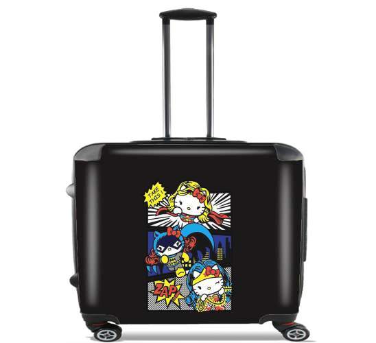  Hello Kitty X Heroes for Wheeled bag cabin luggage suitcase trolley 17" laptop