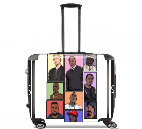  Hip Hop Legends for Wheeled bag cabin luggage suitcase trolley 17" laptop