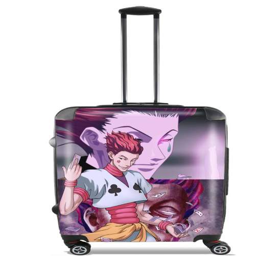 Wheeled bag cabin luggage suitcase trolley 17" laptop for Hisoka Card Hunter X Hunter