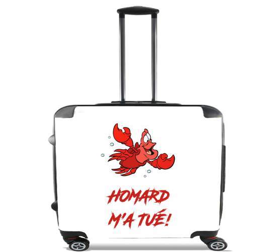  Homard ma tue for Wheeled bag cabin luggage suitcase trolley 17" laptop