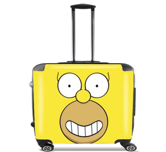  Homer Face for Wheeled bag cabin luggage suitcase trolley 17" laptop