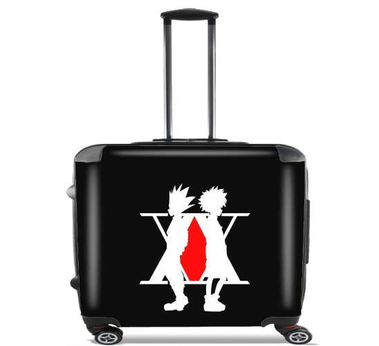  Hunter x Hunter Logo with Killua and Gon for Wheeled bag cabin luggage suitcase trolley 17" laptop