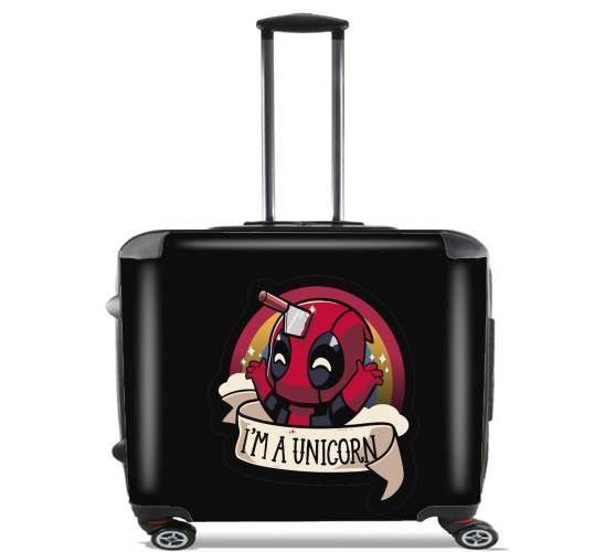  I am a dead unicorn for Wheeled bag cabin luggage suitcase trolley 17" laptop